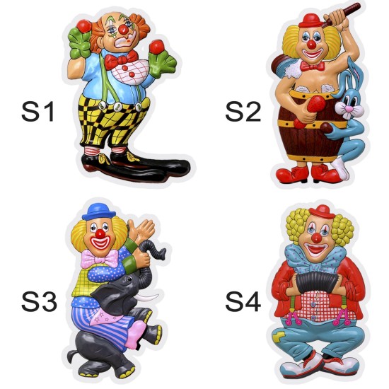 Ντεκόρ Τοίχου Βάκουμ Κλόουν 50cm Carnavalista 231626