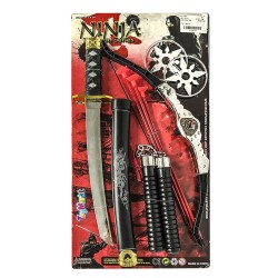 ΣΕΤ ΝΙΝΤΖΑ 9 ΤΕΜ ΚΑΡ=50x26cm Carnavalista 231785