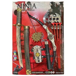 Σετ νίντζα 9τεμ Καρ=50x35cm Carnavalista 232161