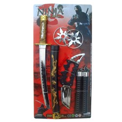 Σετ Νίντζα 6τεμ 50x26cm Carnavalista 232162