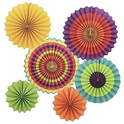 Διακοσμητικοί Χάρτινοι Κύκλοι σετ=6τεμ 20cm/30cm/40cm Carnavalista 232255