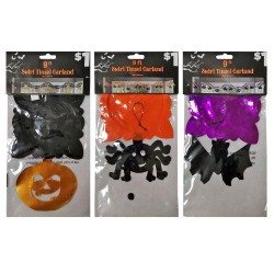 ΓΙΡΛΑΝΤΑ ΠΛΑΣΤΙΚΗ HALLOWEEN 274cm Carnavalista 232354