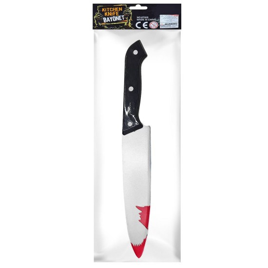 Μαχαίρι με Αίμα 39x6cm Carnavalista 232401