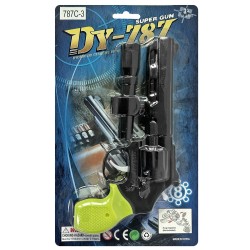 Πιστόλι 8 Σφαιρο με Διόπτρα 28x16cm Carnavalista 232438