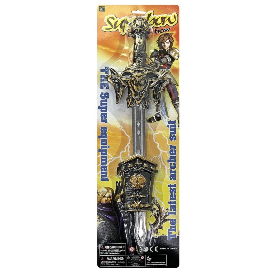 Σετ Ιππότη με Περικάρπιο & Σπαθί 63x18cm Carnavalista 232446