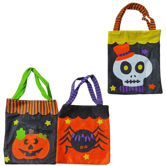 Τσάντα Τσόχινη Halloween 27x20cm Carnavalista 232500