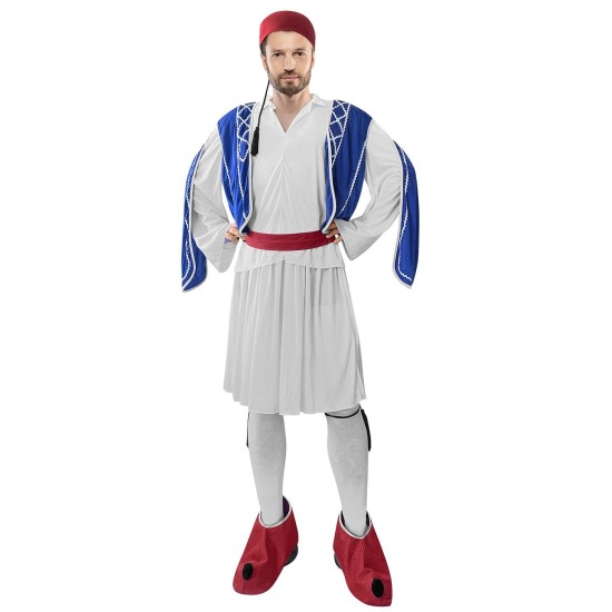 Στολή Παραδοσιακή Ανδρική Τσολιάς Carnavalista 232538 Στολή Παραδοσιακή Ανδρική Τσολιάς Carnavalista 232538
