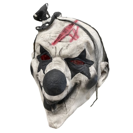 Μάσκα Τρομαχτικός Κλόουν Ασπρόμαυρη  Carnavalista 232547