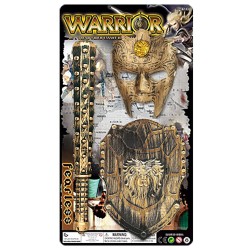 Σετ Πανοπλίας Βίκινγκ 3τεμ με Ρόπαλο Καρ=58x32cm Carnavalista 232612