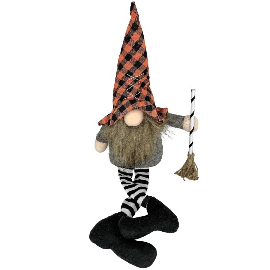 Gnome Πάνινος με Σκούπα 42cm Carnavalista 232650 Gnome Πάνινος με Σκούπα 42cm Carnavalista 232650