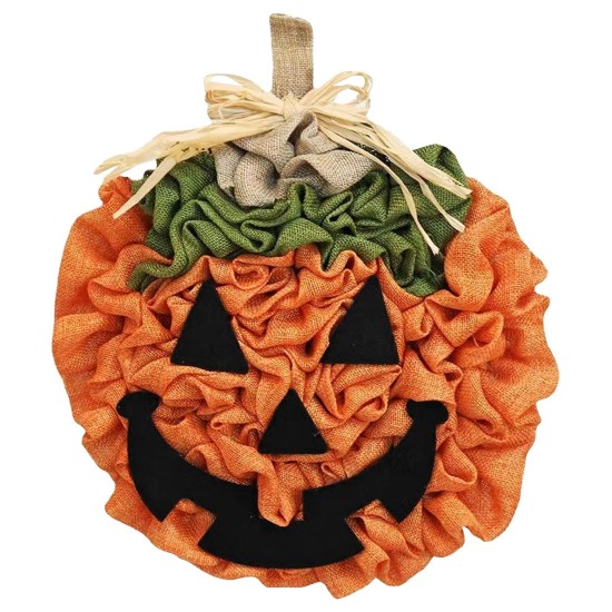 Διακοσμητική Κολοκύθα απο Λινάτσα ø28cm Carnavalista 232656