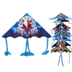 Χαρταετός Τριγωνικός με Ουρές 115x60cm Carnavalista 232715