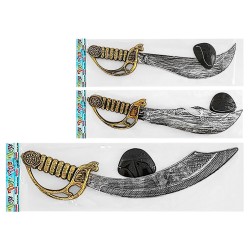 Σετ Σπαθί Πειρατή με Μάτι 2 τεμ 50cm Carnavalista 232746