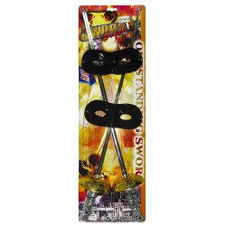 Σπαθιά Μάσκες σετ=3τεμ Καρ=61x19cm Carnavalista 23332
