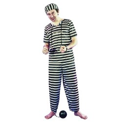 Στολή Ανδρική Φυλακισμένος  Carnavalista 23765