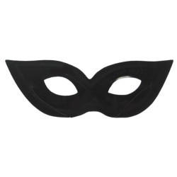 Μάσκα Γκλίτερ Μαύρη Γάτα 21x7cm Carnavalista 23820