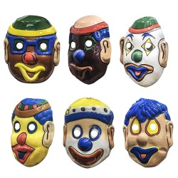 ΜΑΣΚΑ ΠΛΑΣΤΙΚΗ ΔΙΑΦΟΡΑ ΣΧΕΔΙΑ 16x21cm Carnavalista 23956