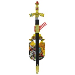 ΣΠΑΘΙ ΙΠΠΟΤΗ ΜΕ ΠΕΤΡΑΔΙΑ 66cm Carnavalista 23993