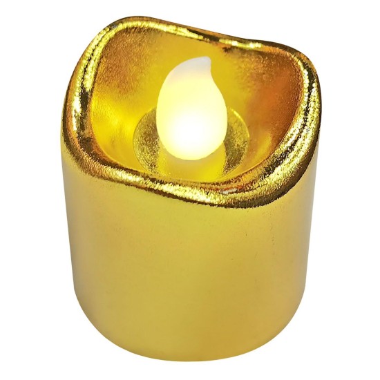 Ρεσώ μπαταρίας χρυσό μεταλλιζέ 4,5x4cm Homie 57487