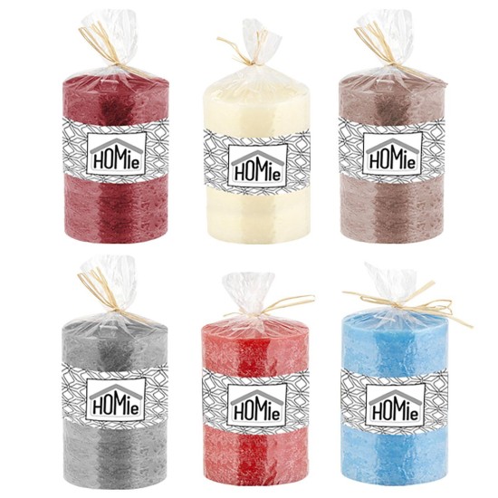 Κερί αρωματικό κορμός φ7x10cm Φ7x10cm Homie 5789