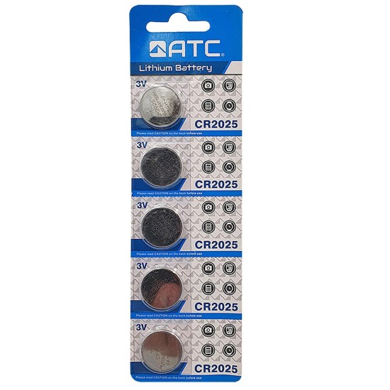 Μπαταρία αλκαλική για ρολόι atc cr2025 * CR 2025 ATC
