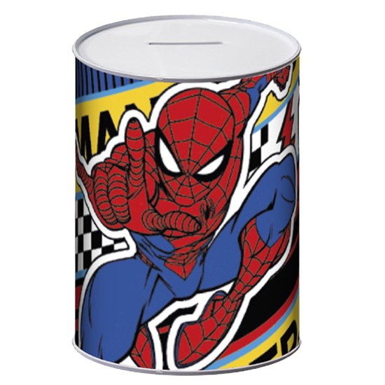 Κουμπαράς μεταλλικός spiderman 11x8cm Spiderman 8435333896204 Κουμπαράς μεταλλικός spiderman 11x8cm Spiderman 8435333896204