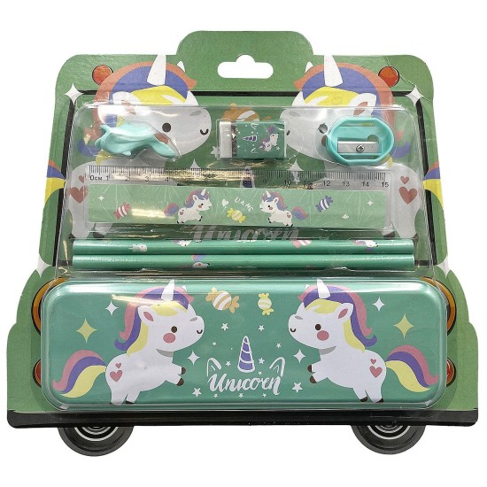 Σχολικό σετ μονόκερος με κασετίνα 24,5x21cm JustNote 702668