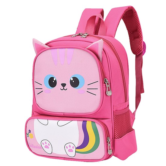 Τσάντα Πλάτης Anatomikh Νηπίου Γατούλα 33x25x12cm JustNote 703046