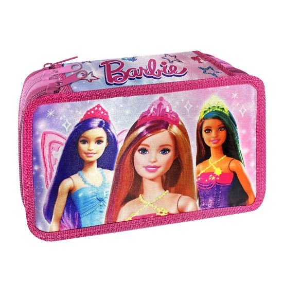 Κασετίνα Γεμάτη Τριπλή Barbie 19,5x12,5x7cm Barbie 1004Ε-2214