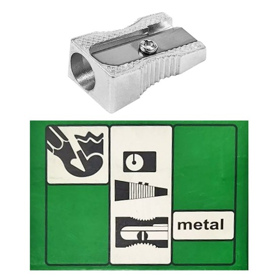 Ξύστρα μεταλλική τριγωνική  JustNote 703193