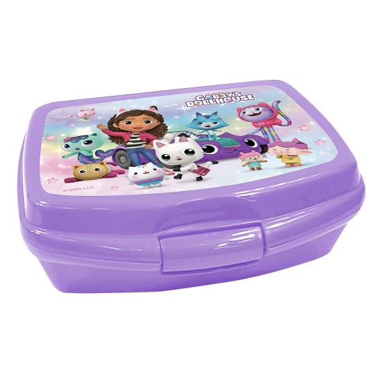 Δοχείο πλαστικό φαγητού gabby 's dollhouse 16,5x12,5x6cm   600ml Gabbys Dollhouse