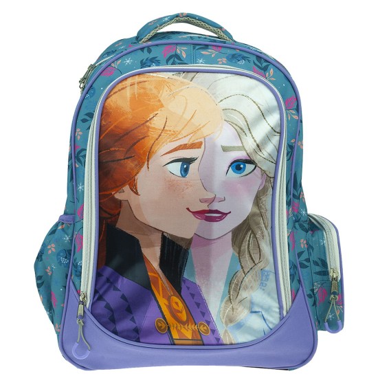 Τσάντα Δημοτικού Οβάλ Frozen 46x35x20cm Gim 341-68031