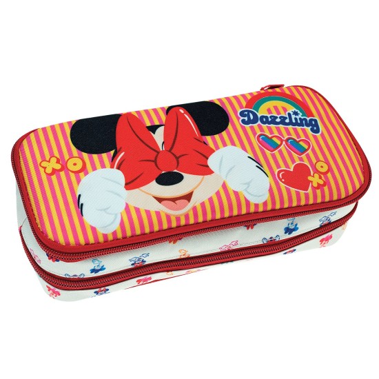 Κασετίνα Οβάλ Minnie 23,5x10,5x6cm Gim