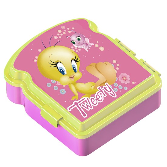 Δοχείο πλαστικό φαγητού tweety 16.5x15x5.5cm Warner Bros LS TW 001