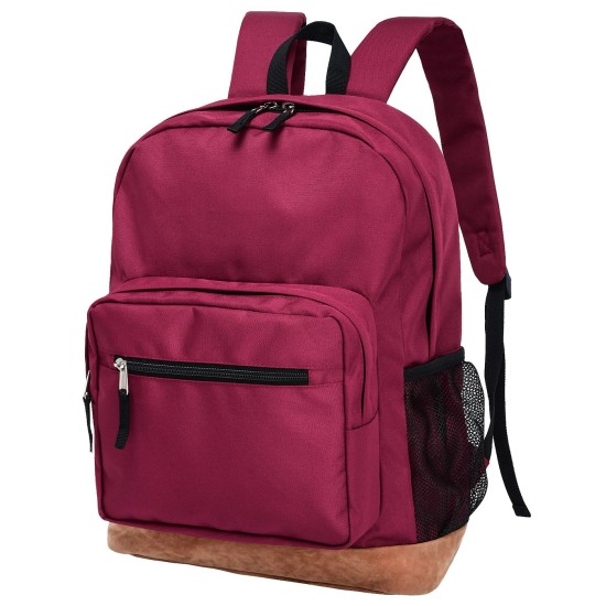 Τσάντα Πλάτης Μπορντώ Ανατομική Εφηβική 43x30x14cm JustNote 703343