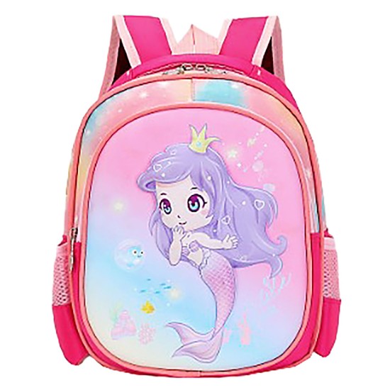 Τσάντα Πλάτης Γοργόνα Ανατομική Νηπίου 31x26x14cm JustNote 703348