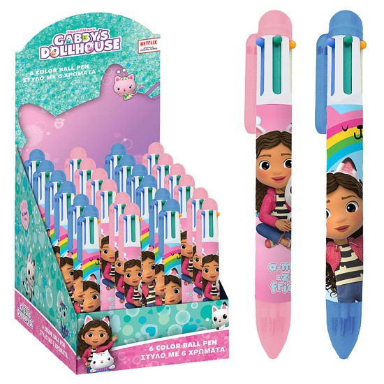 Στυλό 6 χρωμάτων gabbys dollhouse  Gabbys Dollhouse 000574053