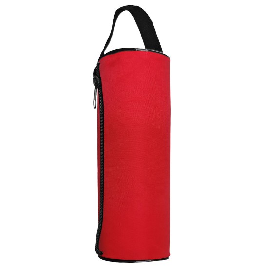 Κασετίνα Βαρελάκι Κόκκινη  με Χερούλι 21x7,5cm JustNote 703464