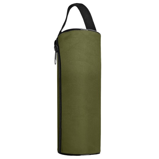 Κασετίνα Βαρελάκι Χακί με Χερούλι 21x7,5cm JustNote 703465