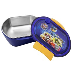 Δοχείο Φαγητού Stainless Steel & Πλαστικό pp 680ml paw Patrol 16,5x6,5x15cm 680ml Gim 555-23267