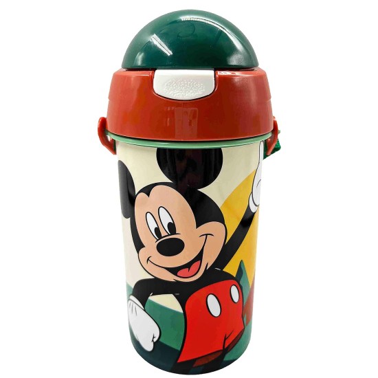 Παγούρι Πλαστικό pp 500ml Mickey 19χ8cm  500ml Gim 553-15209