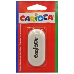 Γόμα λευκή carioca blister 6x3cm Carioca 40142
