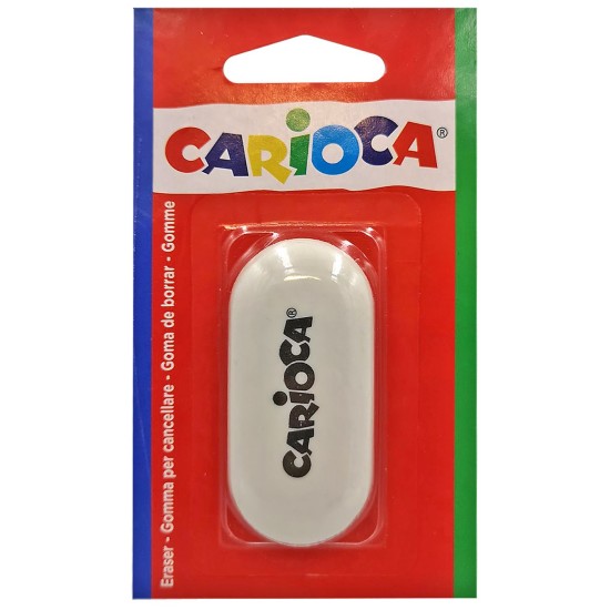 Γόμα λευκή carioca blister 6x3cm Carioca 40142 ΓΟΜΑ ΛΕΥΚΗ CARIOCA BLISTER 6x3cm