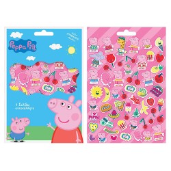 Μπλοκ με 300 αυτοκόλλητα peppa pig 21,5x14,5cm Peppa 000482403