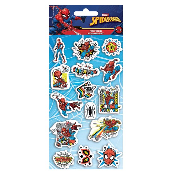 Αυτοκόλλητα puffy spiderman 22x10cm Spiderman 000500969 Αυτοκόλλητα puffy spiderman 22x10cm Spiderman 000500969