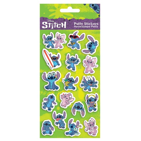 Αυτοκόλλητα Puffy Lilo & Stitch 22χ10cm Stitch 000564612 Αυτοκόλλητα Puffy Lilo & Stitch 22χ10cm Stitch 000564612