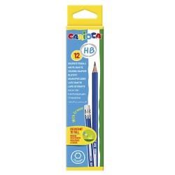 Μολύβια carioca ηβ γόμας πακ=12τεμ Νο:ΗΒ Carioca 42797