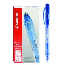 Στυλό κουμπί stabilo ballpoint μπλε 1,0mm  Stabilo 308/41 BLUE