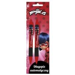 Στυλό ball pen μπλε 2τεμ miraculus  Ladybug 5901276078975