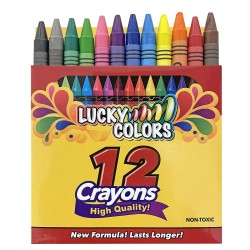 Κηρομπογιές σετ 12 χρώματα  JustNote 80780